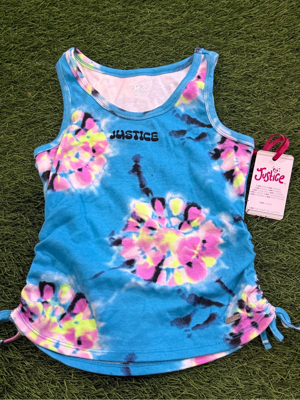 Justice Girls Tank Top - Tie Dye